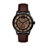 Townsman Automatic Dark Brown Leather Watch ME3098