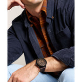 Townsman Automatic Dark Brown Leather Watch ME3098