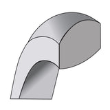 Sterling Silver 4mm Comfort Fit Size 6 Band 6.00