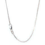 White Gold Curb Chain .97mm