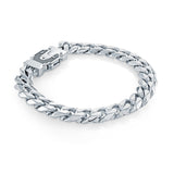 10mm Curb Fancy Clasp Bracelet