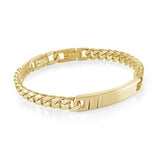 7.7mm Curb & ID Bracelet