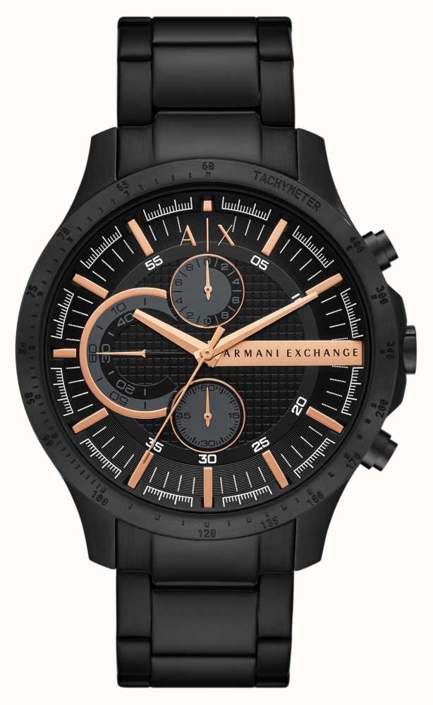 Chronograph Black Stainless Steel Watch