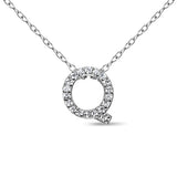 Sterling Silver Pendant Initial Necklaces By Jayelle
