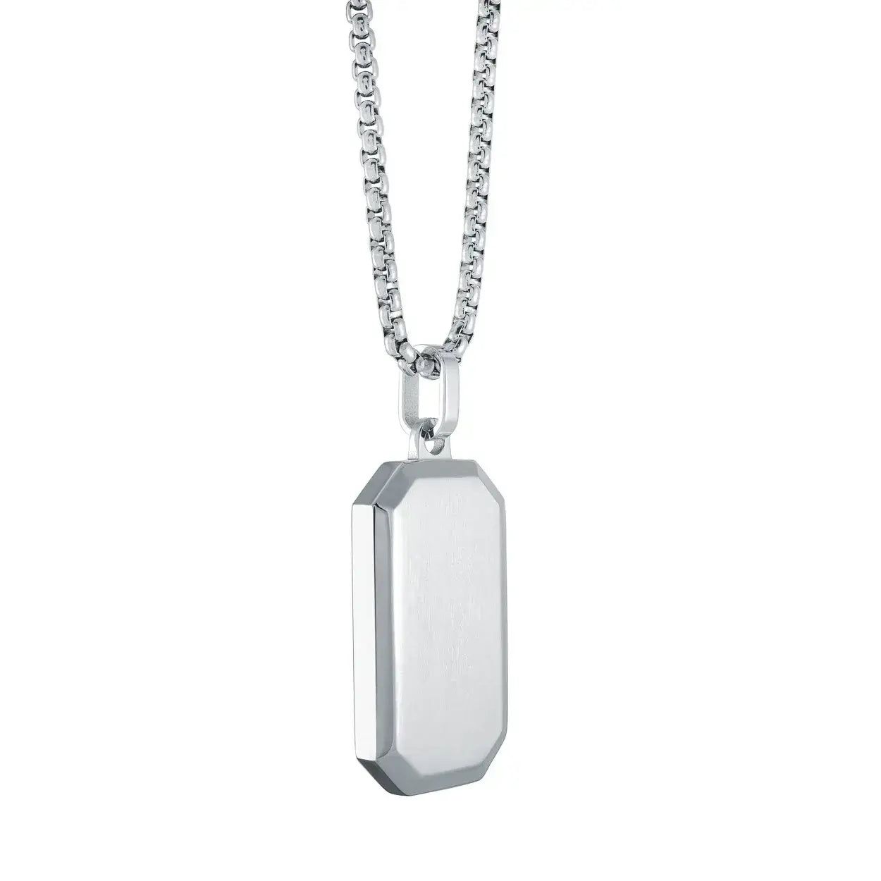 Octagon Dogtag Pendant