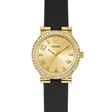 Ladies Black & Gold Tone Watch GW0844L1