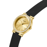 Ladies Black & Gold Tone Watch GW0844L1