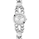 Ladies Silver Tone Analog Watch Vienna