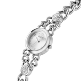 Ladies Silver Tone Analog Watch Vienna