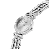 Ladies Silver Tone Analog Watch GW0838L1