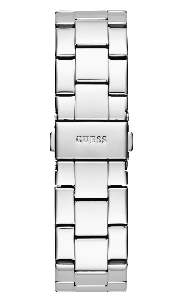GUESS Ladies Silver Tone Multi-function Watch