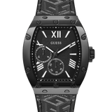 GUESS Mens Black Multi-function Watch