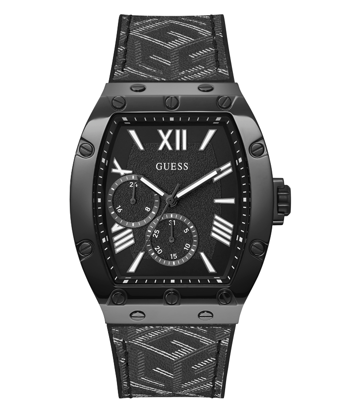 GUESS Mens Black Multi-function Watch