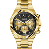 Equity Mens Gold Tone Multi-function Watch