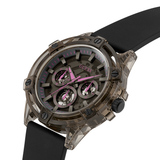 Black and Pink Multifunction Watch GW0032G2