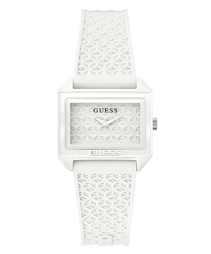 GUESS Ladies White Analog Watch GW0677L1