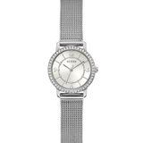 Melody Silver Tone Mesh Watch