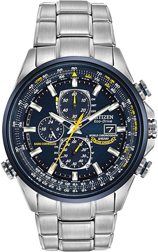 World Chronograph A-T Blue Angels Watch AT8020-54L