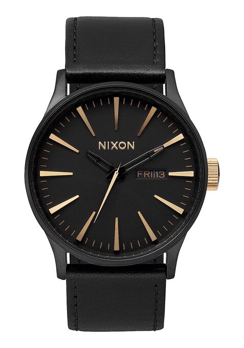 Nixon gold watch green face hot sale