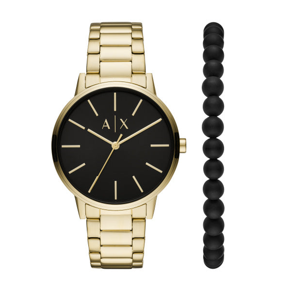 Armani Exchange Cayde Watch Set with Bracelet
