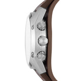 Coachman Chronograph Brown Leather Watch