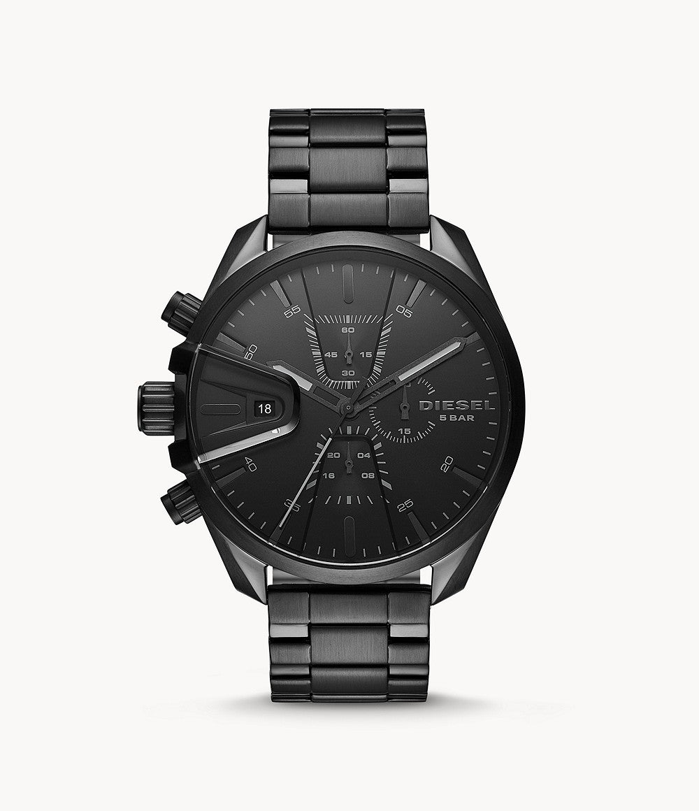 Diesel MS9 Chronograph Black Stainless Steel Watch