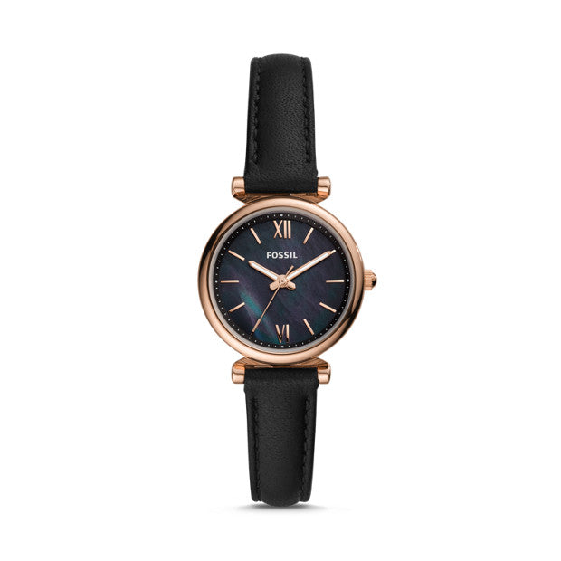 Fossil Carlie Mini Leather Watch