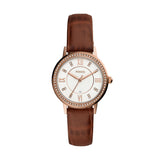 Fossil Gwen Three-Hand Date Leather Watch