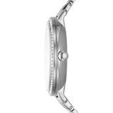 Jacqueline Sun Moon Multifunction Stainless Steel Watch