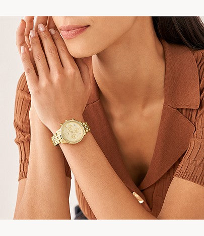 Neutra Chronograph Gold-Tone Stainless Steel Watch