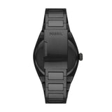 Everett Three-Hand Date Black Stainless Steel Watch