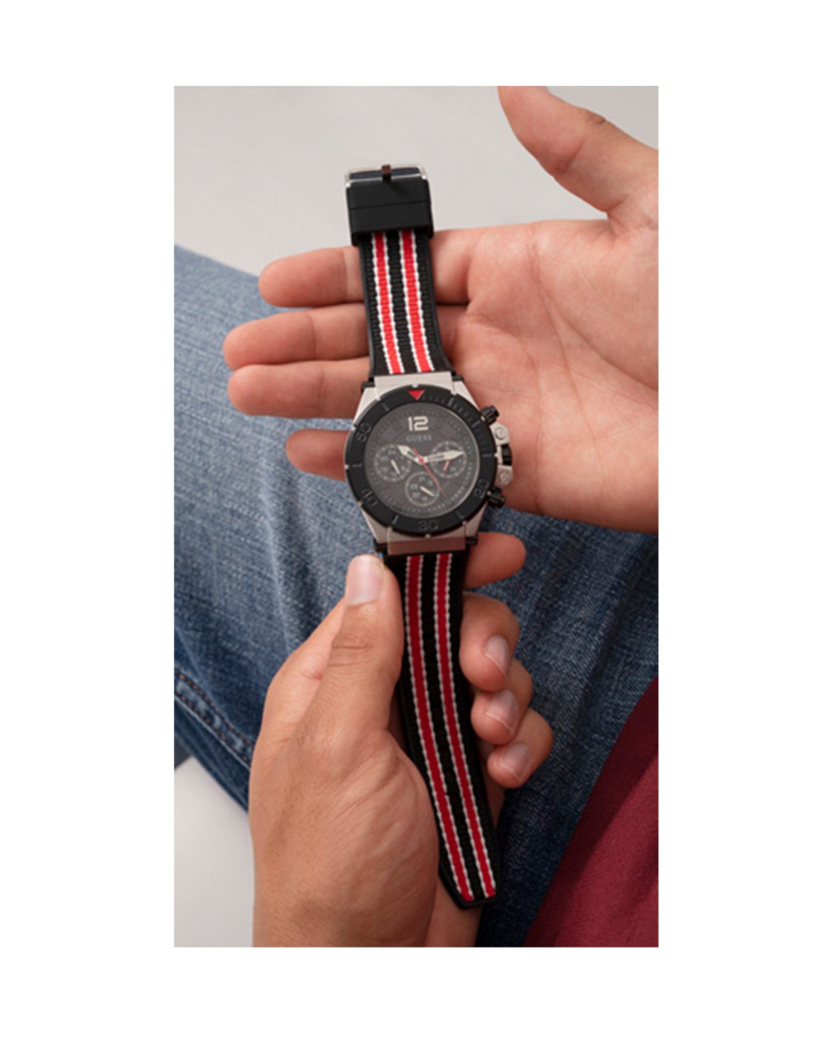Red, White & Black Biobased Watch