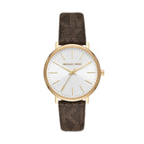 Pyper Logo and Gold-Tone Watch