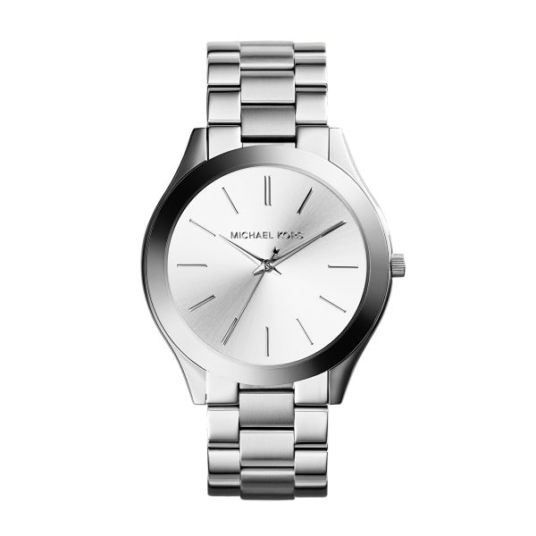 Michael Kors Women s MK3178 Stainless Steel runway Watch Silver