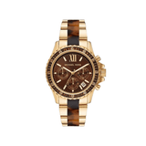 Everts Chronograph Crystal Brown Women's