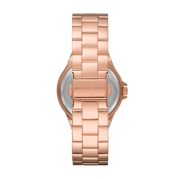 Lennox Pavé Logo Rose Gold-Tone Watch