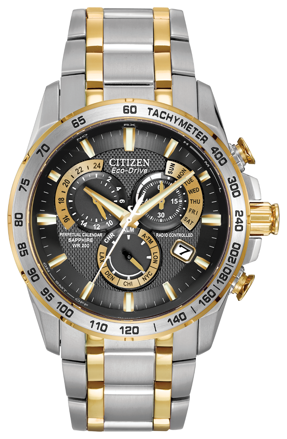 Citizen Eco-Drive Perpetual Chronograph A-T Watch