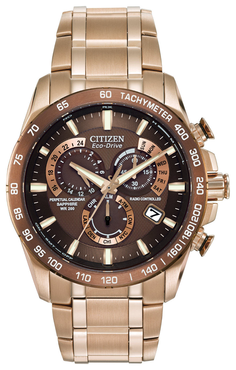 Citizen Eco-Drive Perpetual Chronograph A-T Watch