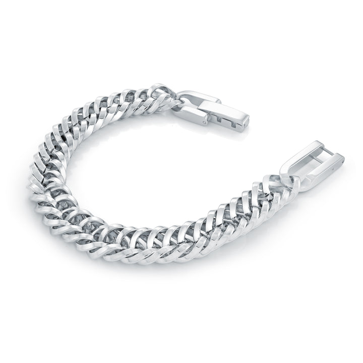 11.5mm Double Curb Bracelet