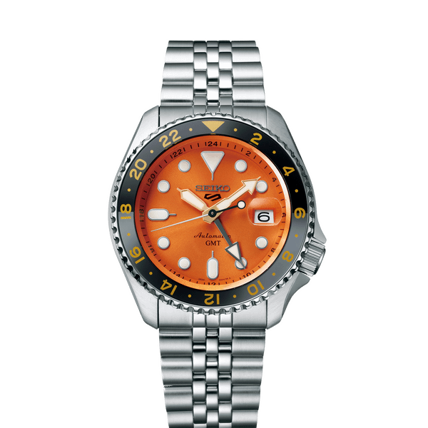 Seiko 5 Sport's GMT Orange Automatic SSK005K1