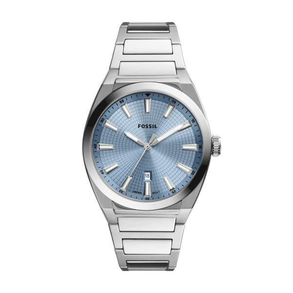 fossil-stainless-steel-fs5986 blue dial front view