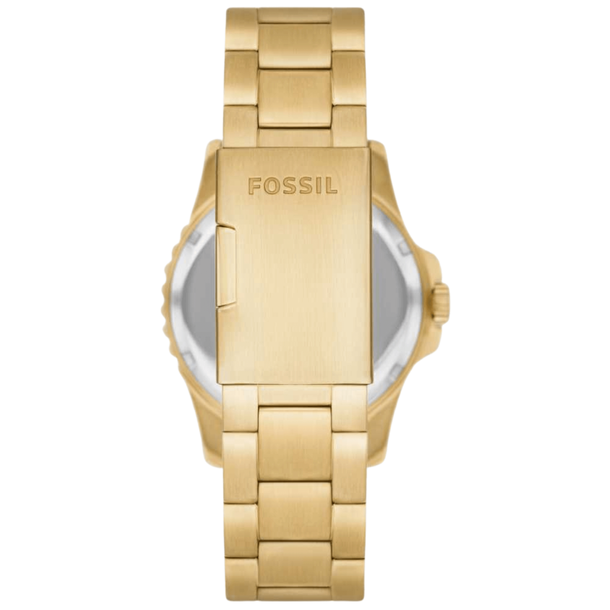 Fossil Blue Dive Three-Hand Gold Tone