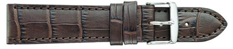 Flat Stitched Alligator Grain
