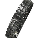ALPINE STAINLESS STEEL BLACK PVD COATED MAGNETIC BRACELET