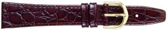 Flat Stitched Croco Grail Leather