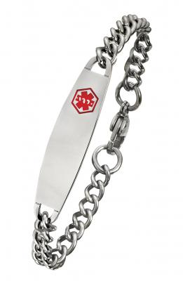 Alpine Stainless Steel Medical ID Bracelet