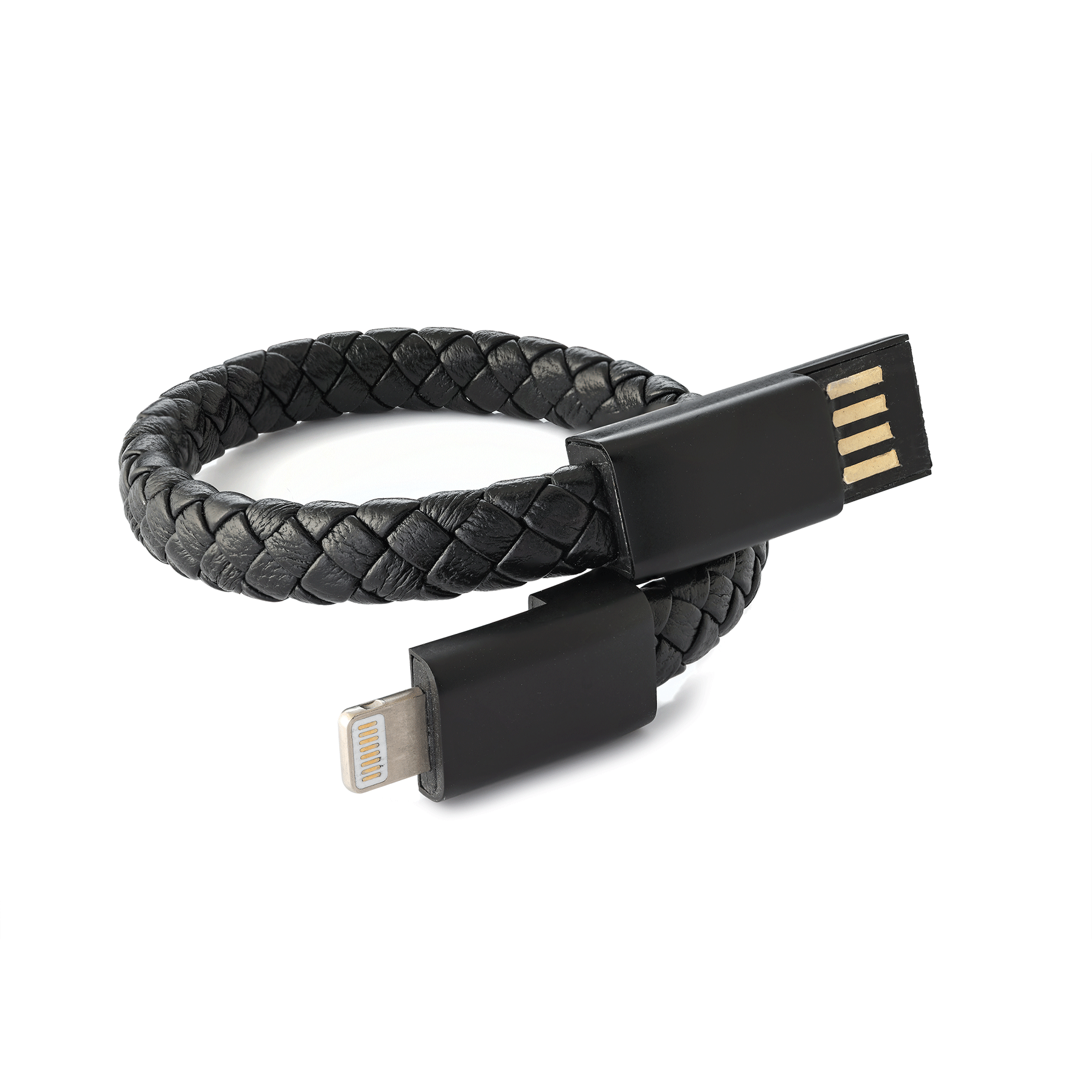 Italgem Leather Iphone USB Cable Bracelet