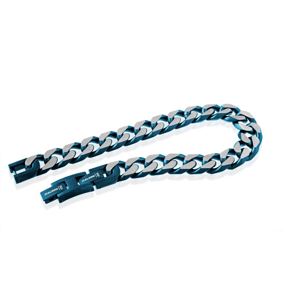 Italgem Blue Curb Bracelet