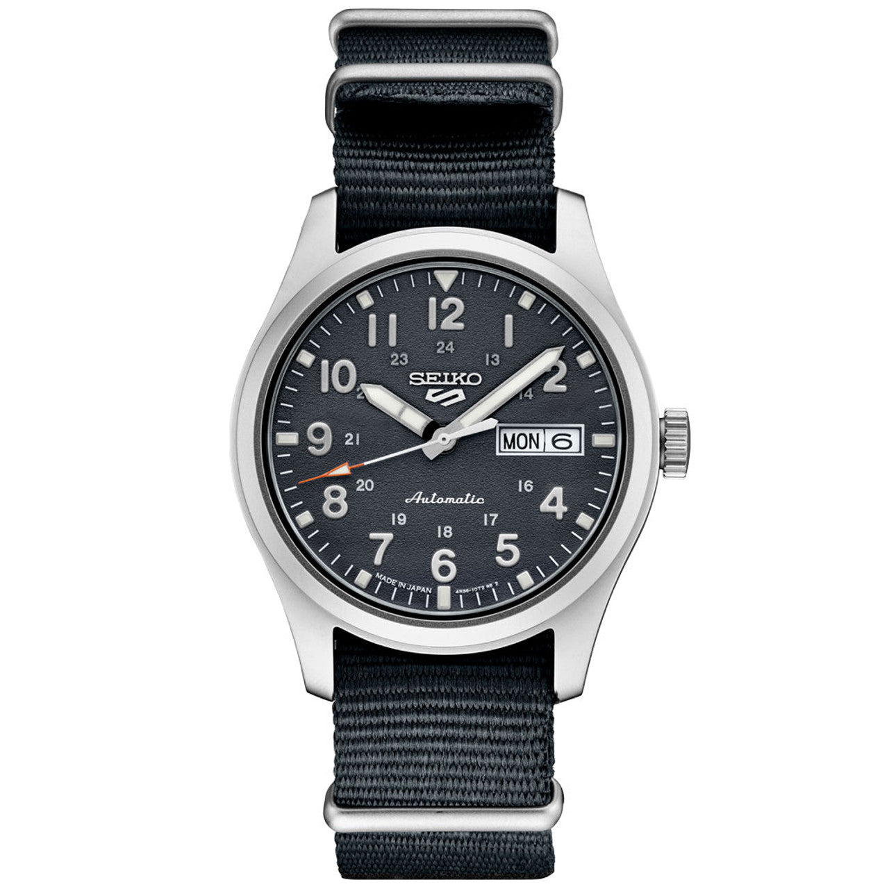 5 Sports Field Style Grey Dial SRPG31 front view