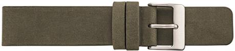 Suede Leather Flat Watch Bands
